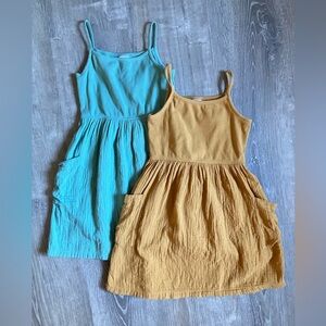 Hanna Andersson Woven Cami Dress Bundle (2)